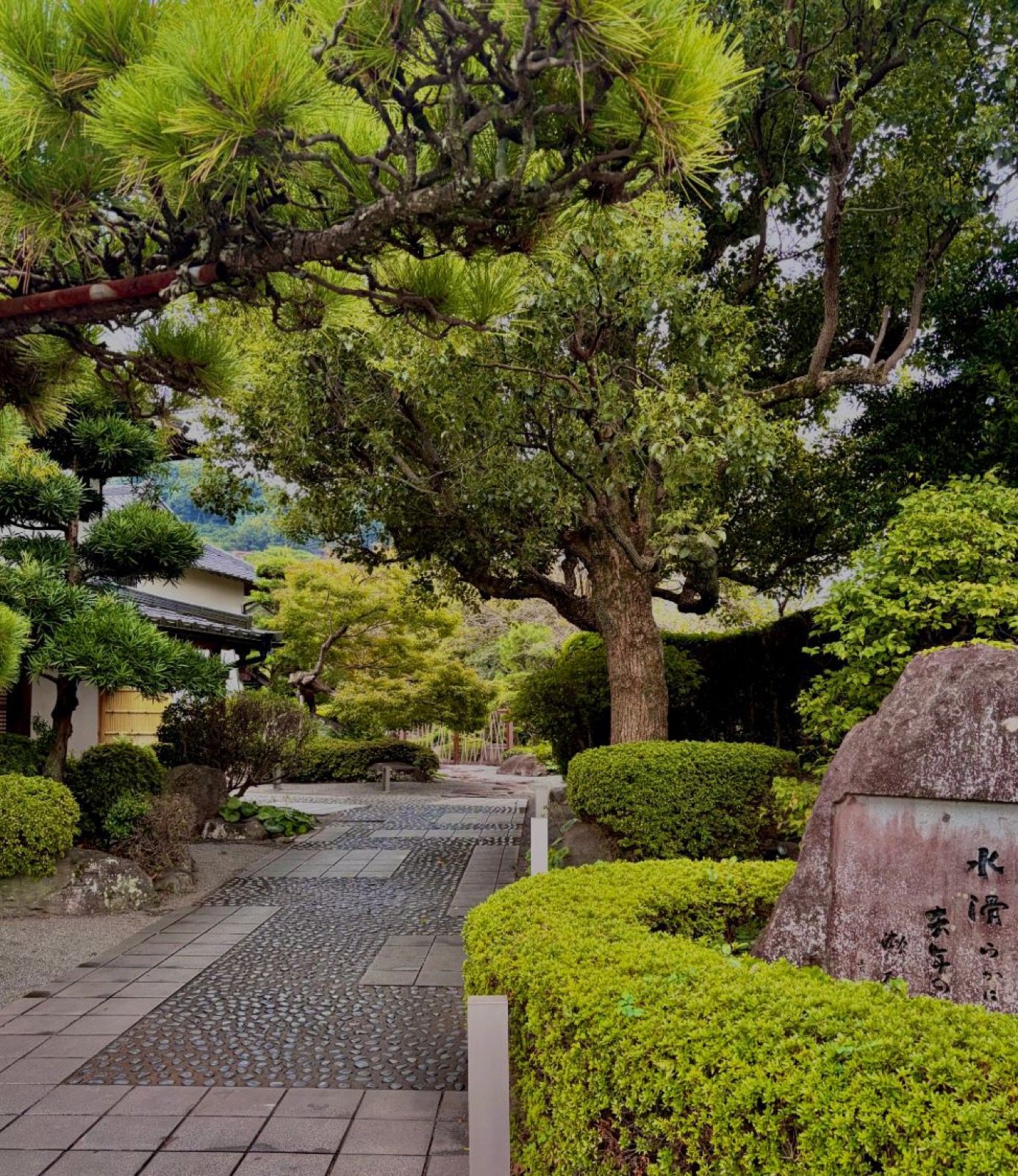 那古井館の庭